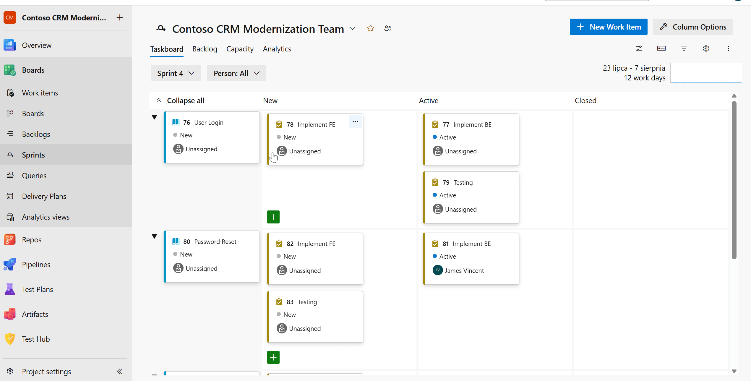 Adding a test case in the Test Cases tab